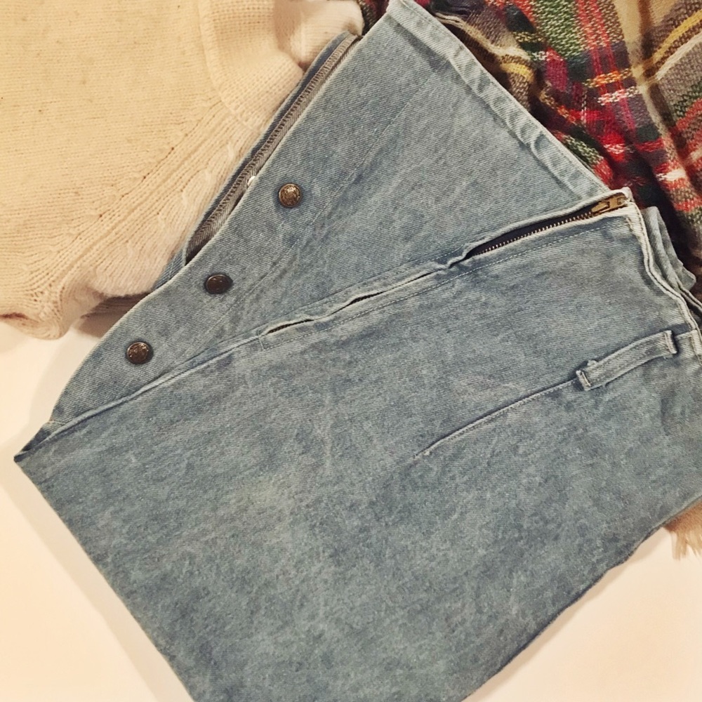 Vintage Stuffed Shirt Jean Skirt - size 11/12